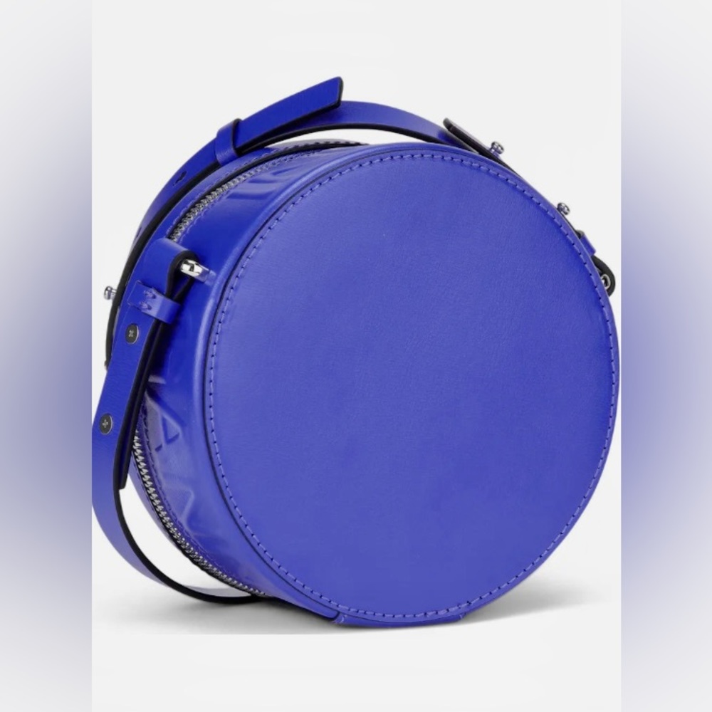 Ganni Banner Roller Bag in Dazzling Blue (NWT)